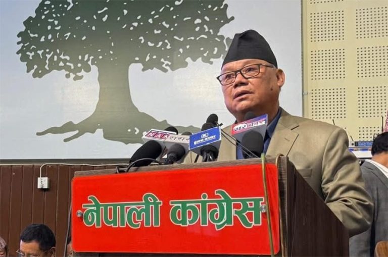 नेपाली कांग्रेस नयाँ सोच र सङ्कल्पसहित अघि बढेको छ : नेता आङ्देम्बे