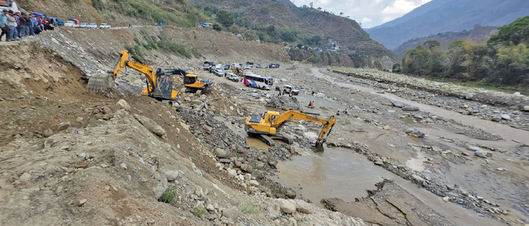 जापानद्वारा बिपी राजमार्गको पिप्ले–बर्खेखोला खण्डको स्थायी पुनर्निर्माण सुरु