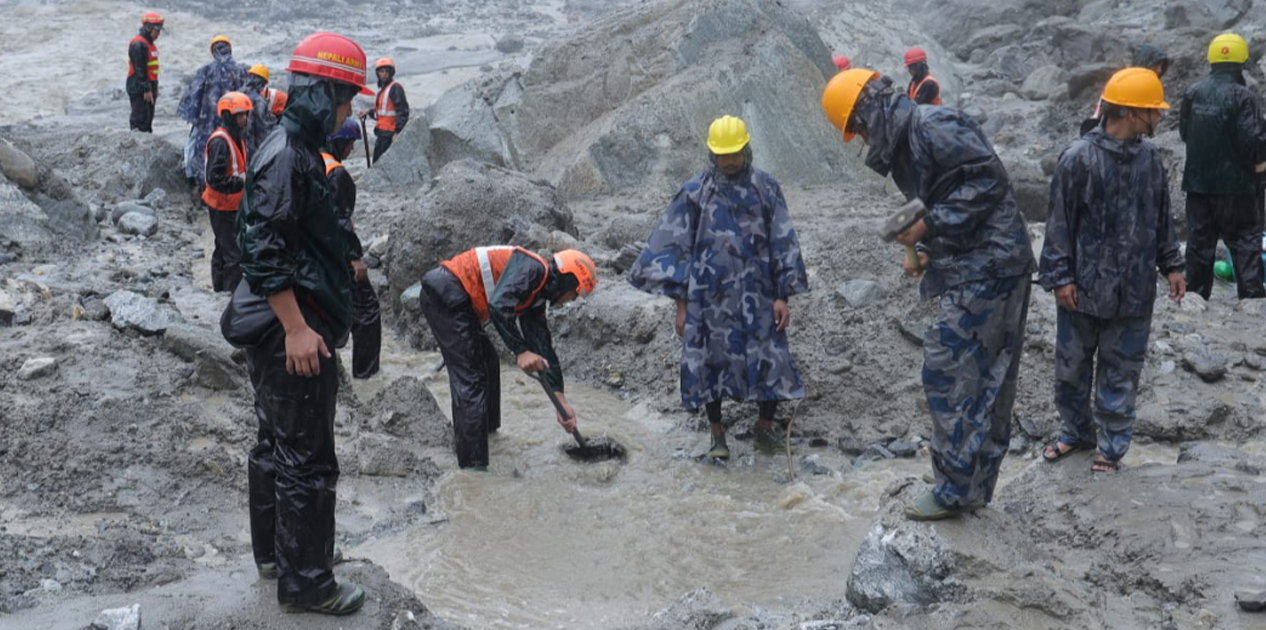 भारतको सुरुङ उद्धार टोलीद्वारा चिलिमे र लाङटाङ क्षेत्रमा खोज कार्य सञ्चालन