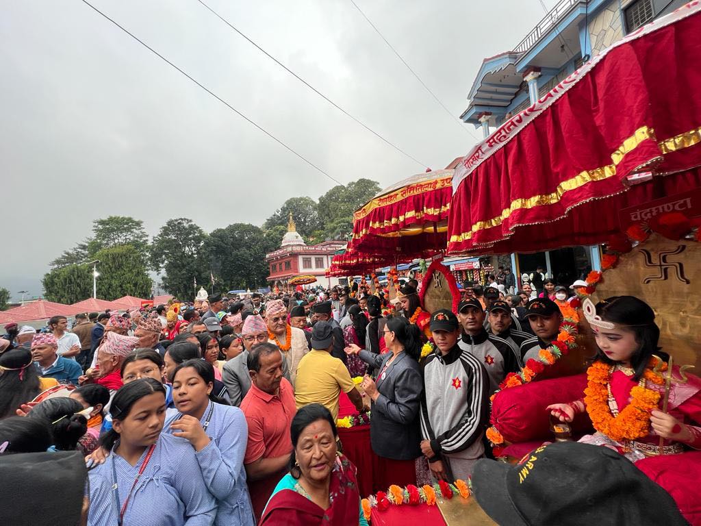 विन्ध्यवासिनीमा नवदुर्गा महोत्सवको तयारी