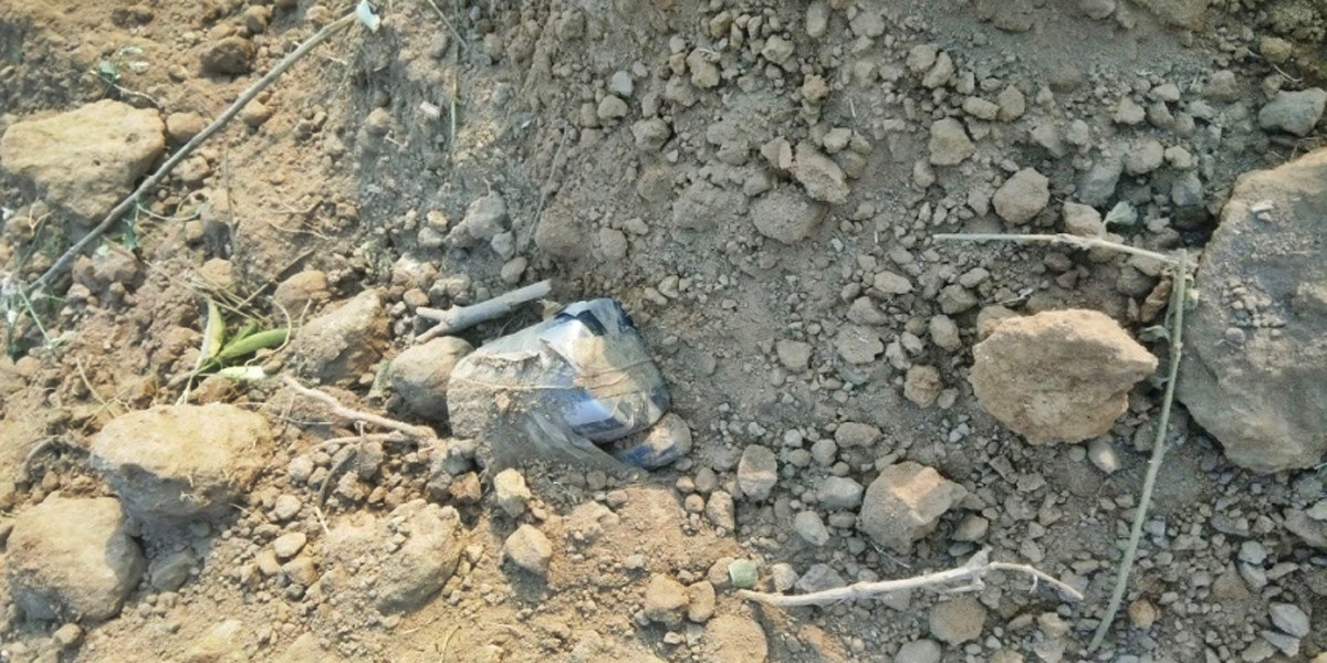 चितवनमा मन्दिर खन्ने क्रममा दुईवटा ग्रिनेट बम फेला