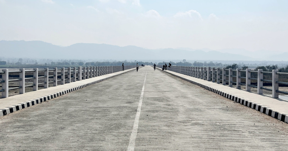 कालीगण्डकी लोकमार्ग : लमाएखोलामा दुईवर्षमा बन्नुपर्ने पुल आठ वर्षपछि सम्पन्न