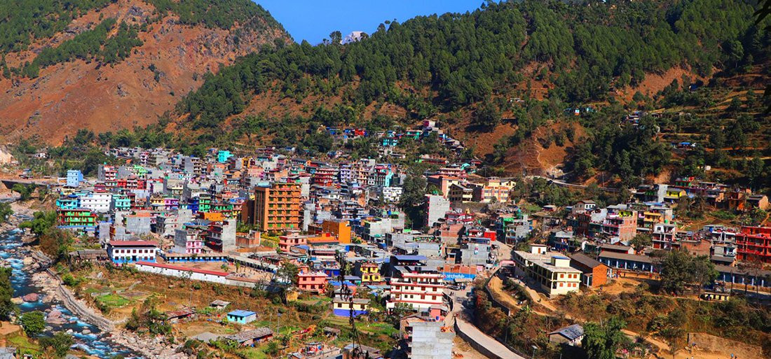 बुर्तिबाङलाई नयाँ सहर बनाउने कार्य सुस्त गतिमा