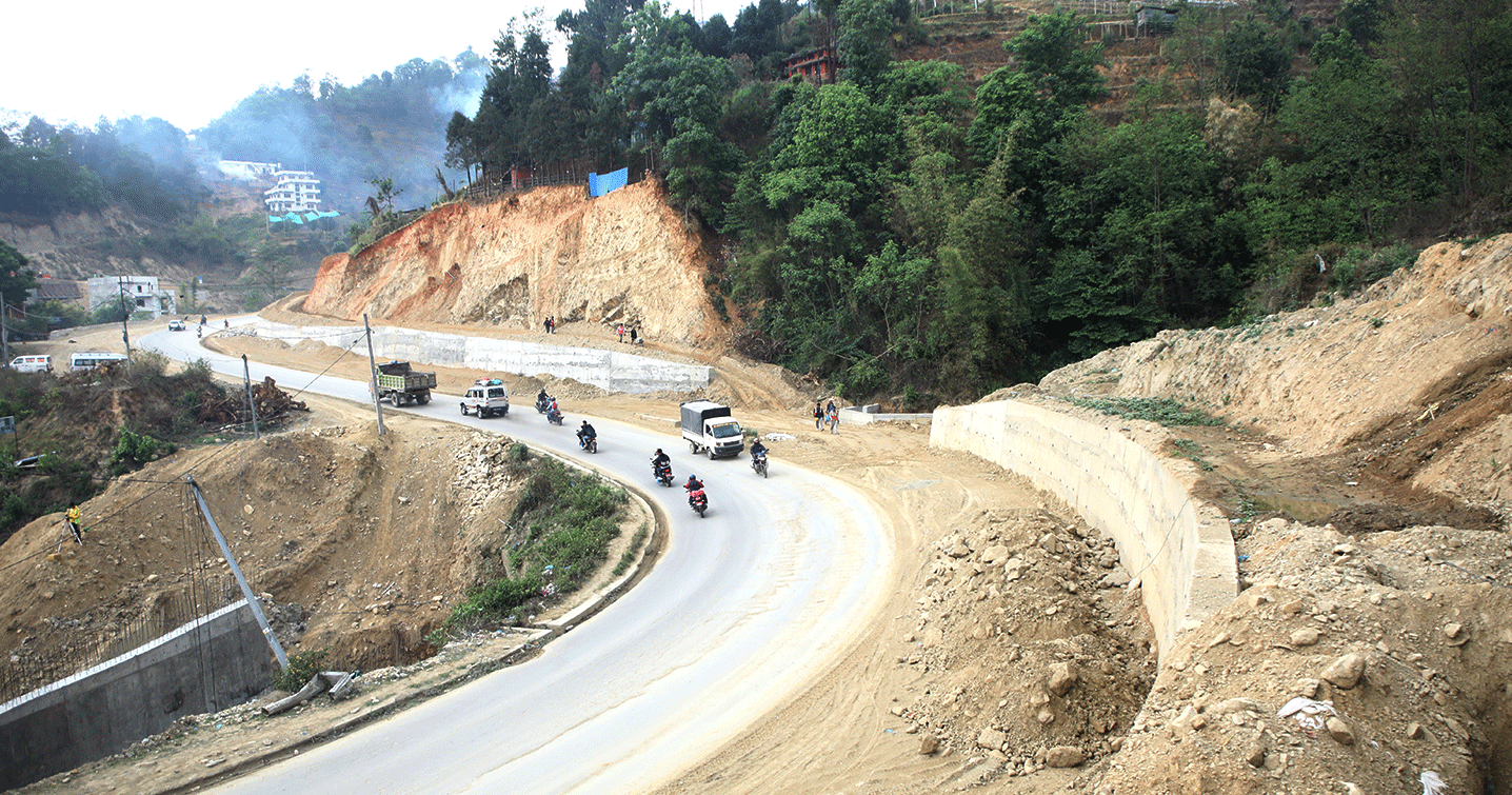 साँगा–धुलिखेल सडक: अवरुद्ध स्तरोन्नति अघि बढाउने सहमति