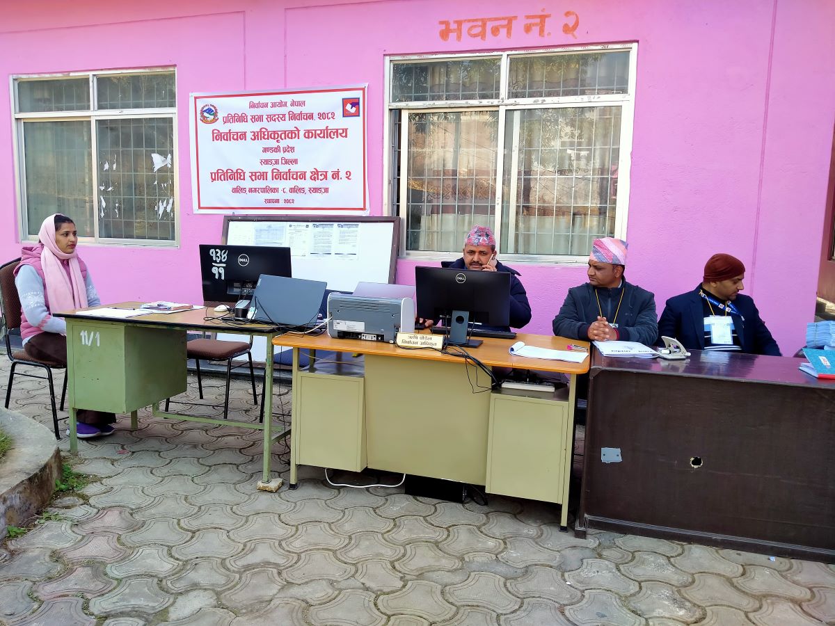 दुई पदका लागि स्याङ्जामा २८ जना चुनावी मैदानमा