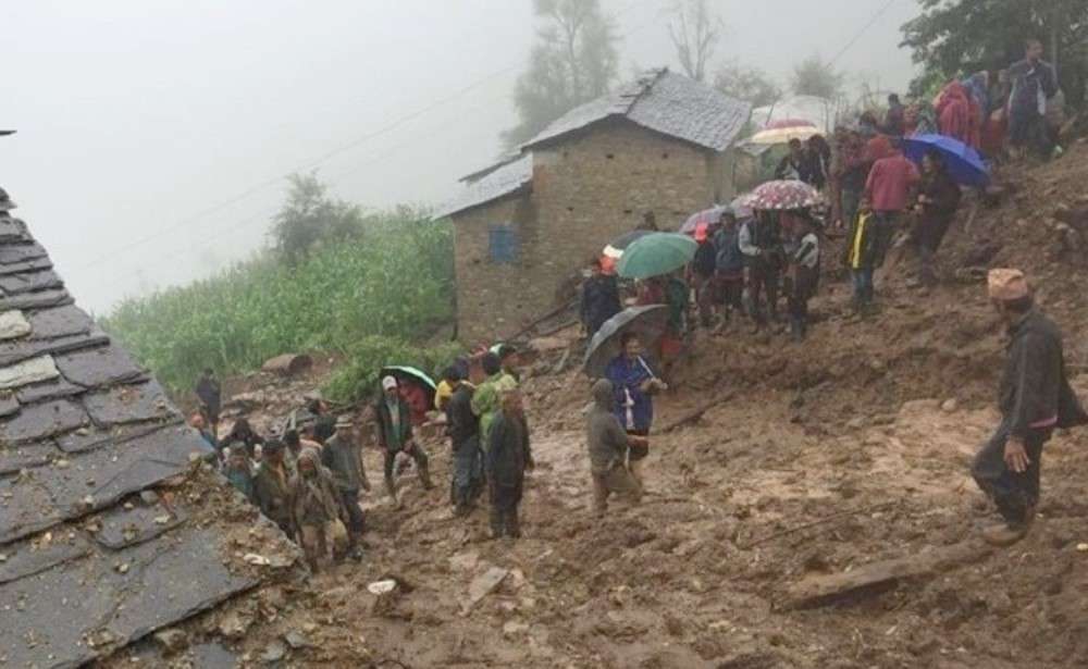 म्याग्दीको पात्लेखेत पहिरोको जोखिममा