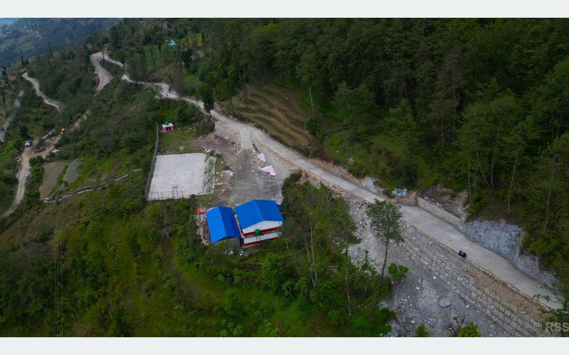 म्याग्दीको वाखेतमा मार्ग खुलेको १६ वर्षपछि सडक स्तरोन्नति