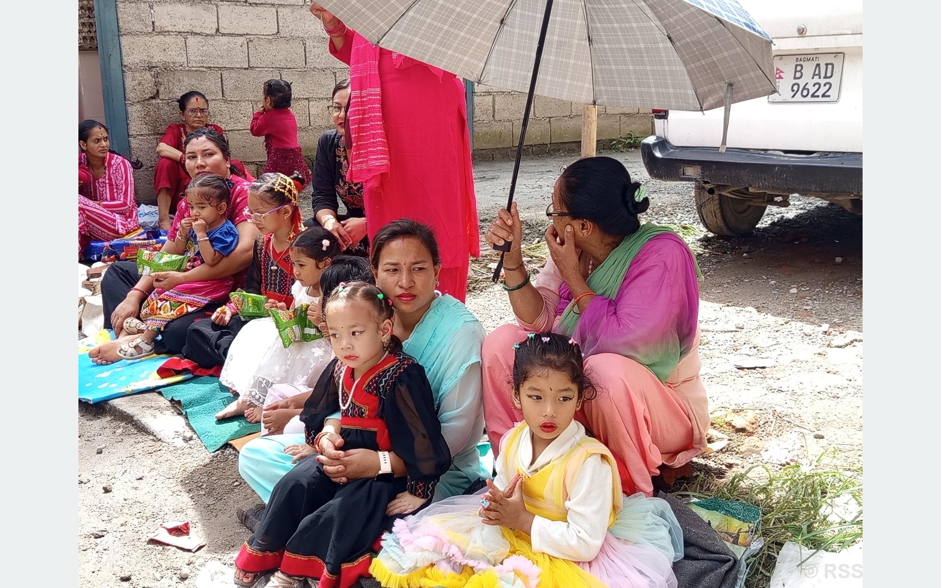 बनेपामा १० हजार कन्या पुजिँदै
