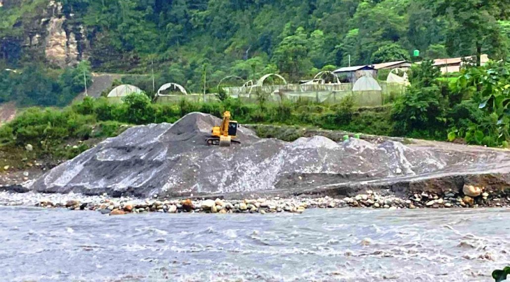 कालीगण्डकीको धारै परिवर्तन गरेर दोहन