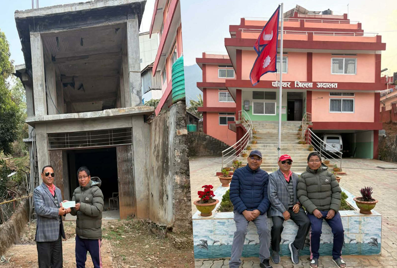 पाँचथर बार एशोसियसनलाई वरिष्ट अधिवक्ता लुइटेलद्धारा सहयोग हस्तान्तरण