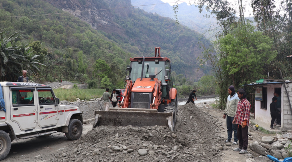 बजेट अभावमा म्याग्दीका बहुवर्षीय सडक आयोजना प्रभावित