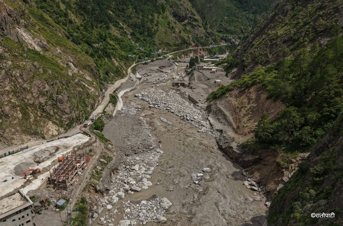 स्याफ्रुबेँसी रसुवागढी सडक पुनः बन्द