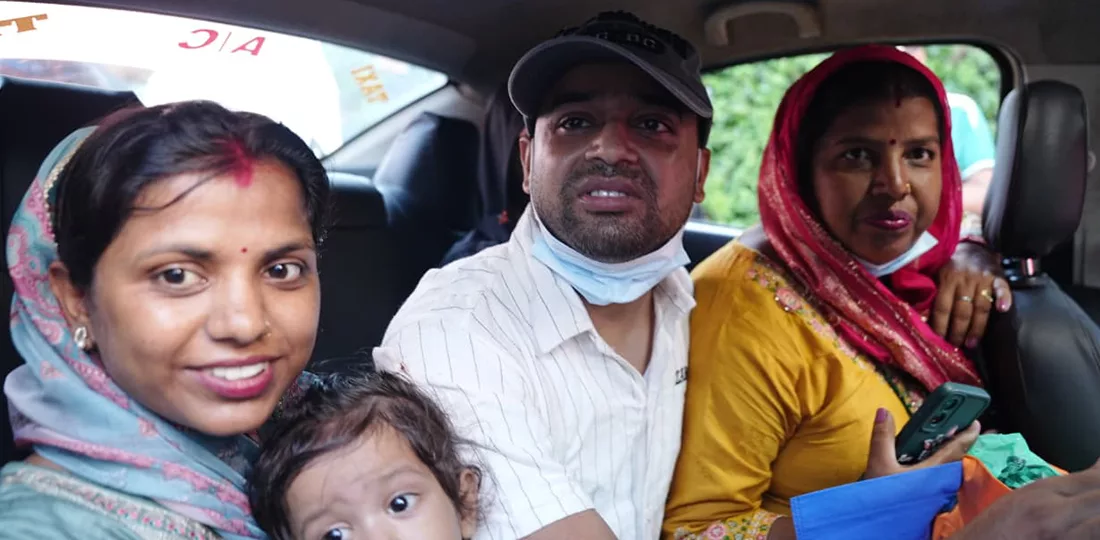 त्रिशूली ३ ‘ए’ सुरुङबाट उद्धार भएका सञ्जय साह गाउँ पुगे, यसरी गरियो खुसी साटासाट