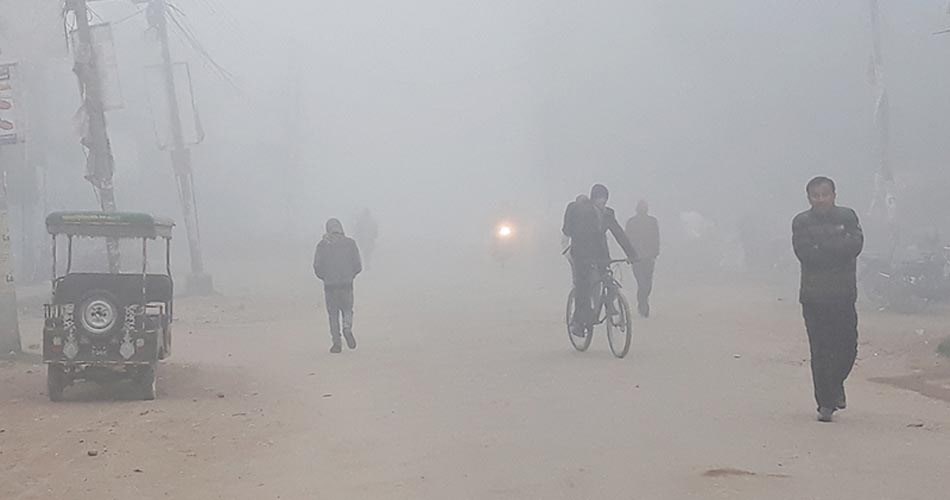 शीतलहरले मधेसको जनजीवन प्रभावित