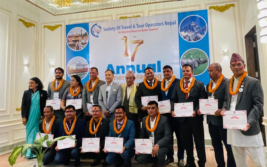 ट्राभल तथा टुर अपरेटरहरूको साझा संस्था सोटो नेपालमा नयाँ नेतृत्व