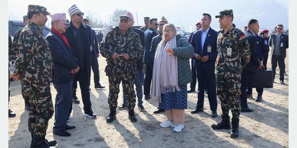 दूतमार्गमा प्रधानमन्त्रीको निरीक्षणः धाार्मिक विश्वास र सम्पदालाई असर नपार्न निर्देशन