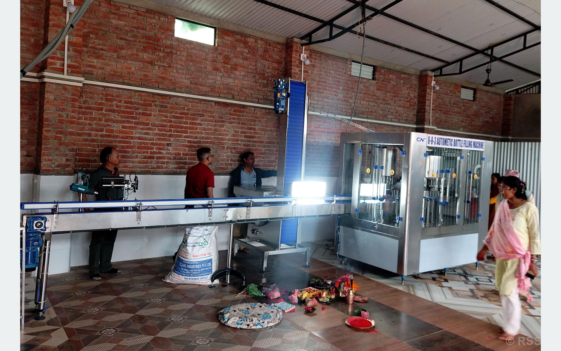 पाल्पामा दुई करोड लगानीमा पानी उद्योग सञ्चालन